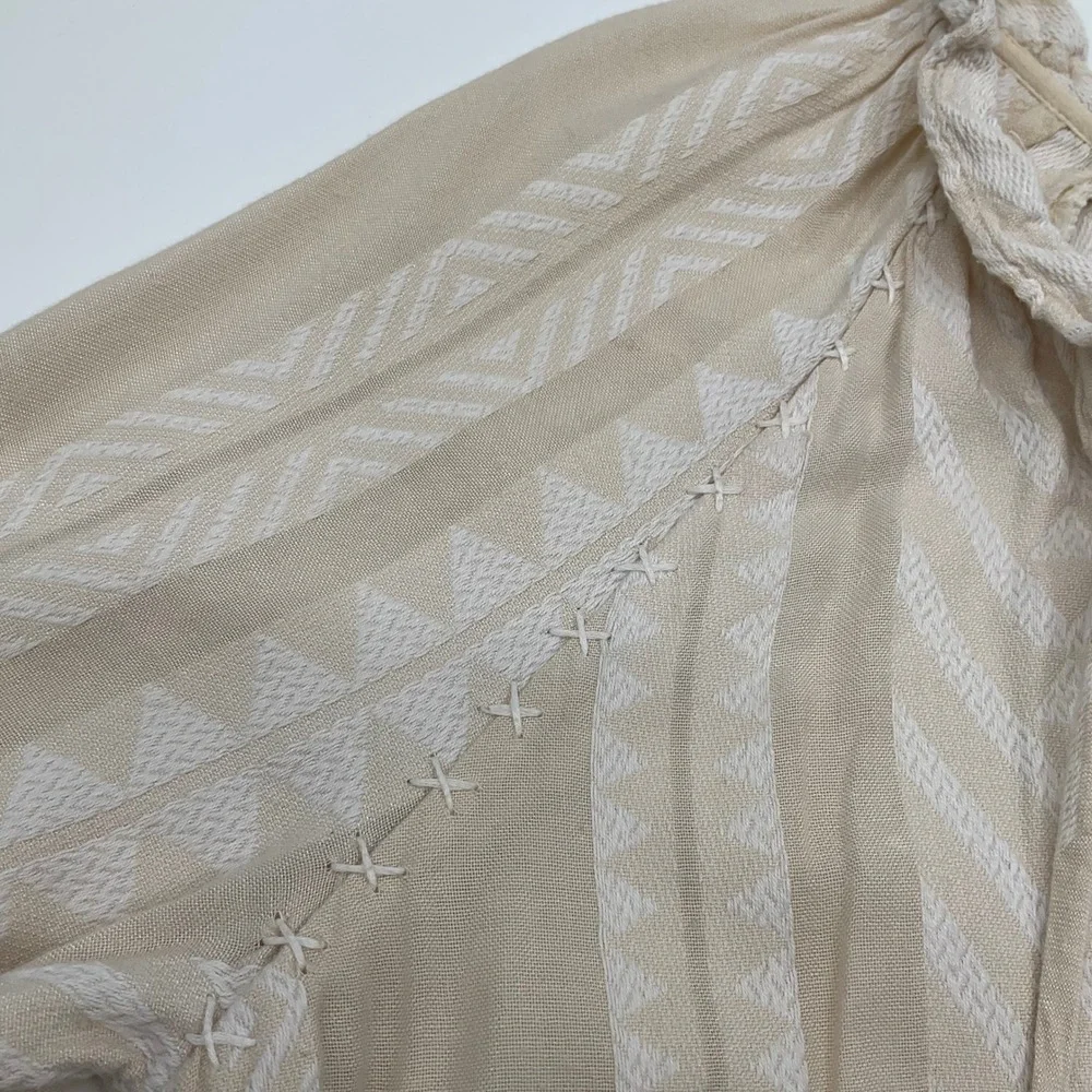 Maeve Dominique Anthropologie‎ Tunic Dress  Boho L Peasant Cottagecore Bohemian